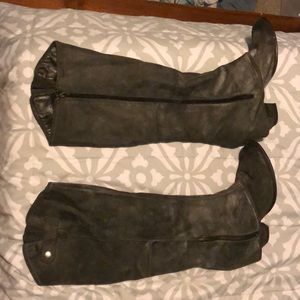 FERGIE real leather boots